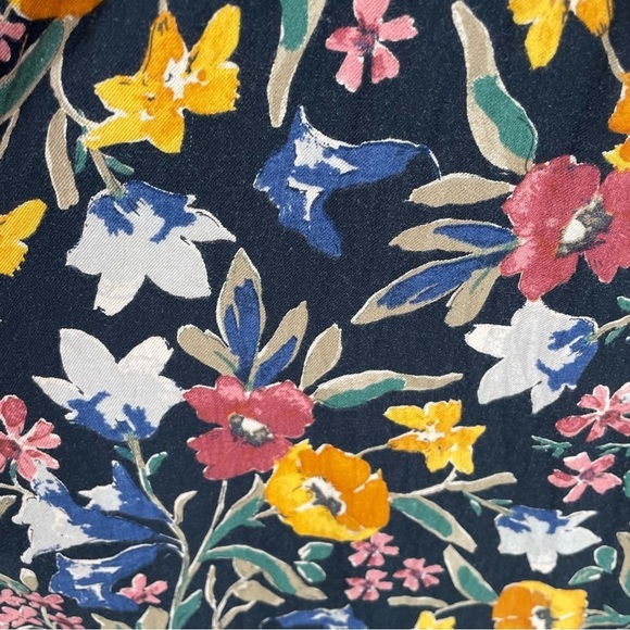 Zara Trafaluc Collection V-Neck Long Sleeve Floral Multicolored Midi Dress  Sz S - Picture 13 of 16